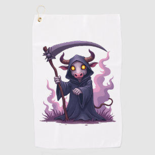 Cow Reaper Golf Towel