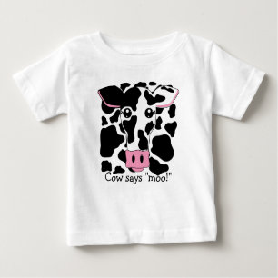 Cow Says "Moo!" Baby T-Shirt