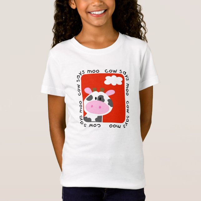 Cow Says Moo Tshirts and Gifts (Front)