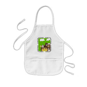 Cow Says Moo Tshirts and Gifts Kids Apron