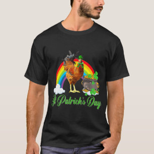Cow Shamrock St Patricks Day Cow Irish T-Shirt
