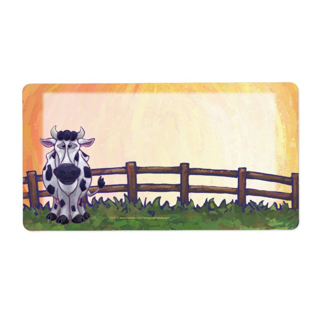 Cow Shipping Labels (Front)