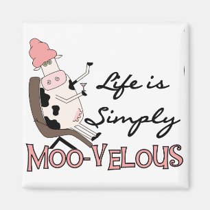 Cow Simply Moo-velous Tshirts and Gifts Magnet