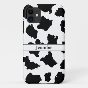 Cow Skin Black And White Pattern Case-Mate iPhone Case
