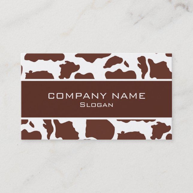 Cow skin Business Cards (Front)