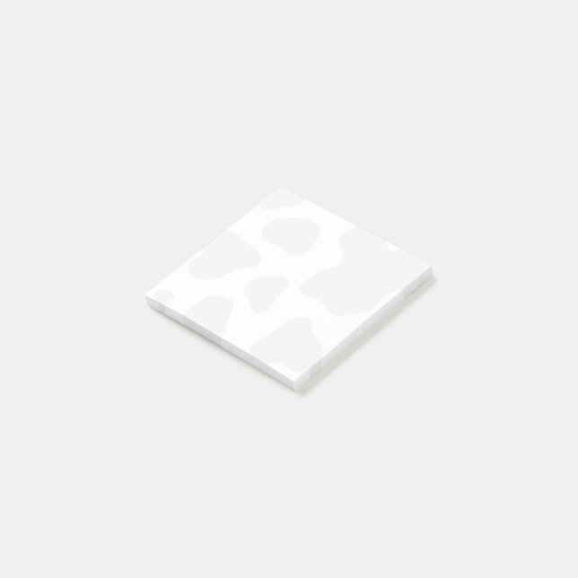 COW skin Farm Gradient Watercolor Minimal Post-it Notes (Angled)