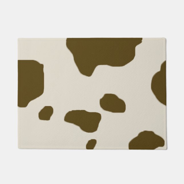 Cow Skin Print Doormat (Front)