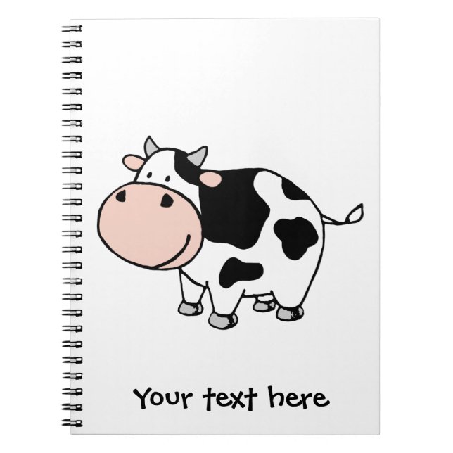 Cow Spiral Notebook (Front)
