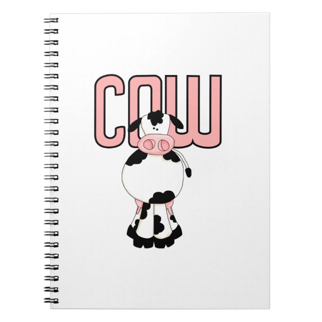 COW SPIRAL NOTEBOOK (Front)