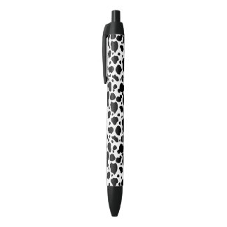 Cow Spots Pattern Black and White Animal Print Ink Pen