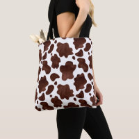 Cow Spots Pattern Brown and White Animal Print