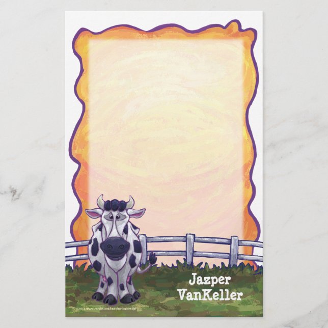 Cow Stationery (Front)