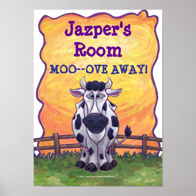 Cow Stationery Poster (Front)