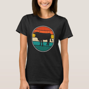 Cow Sunset Vintage T-Shirt