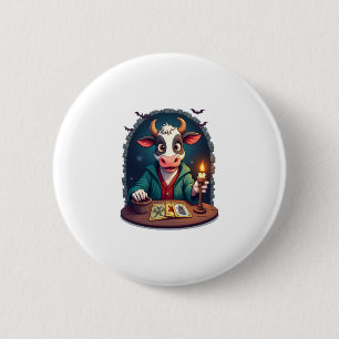 Cow Tarot of Terror 6 Cm Round Badge