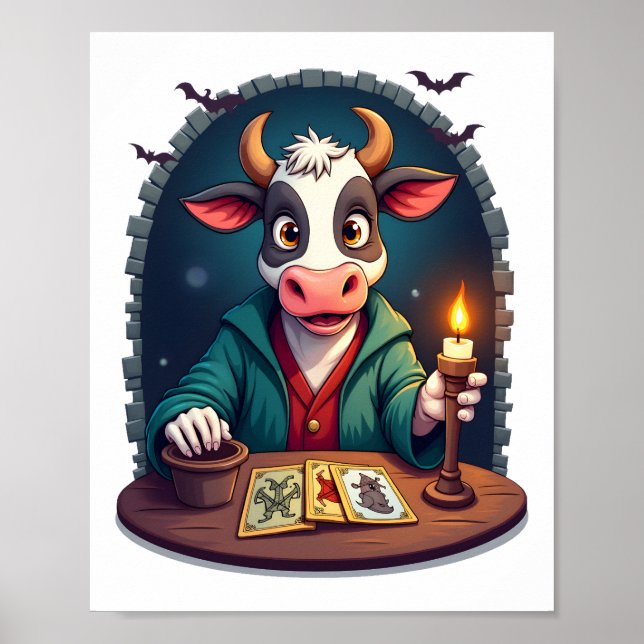 Cow Tarot of Terror Poster (Front)
