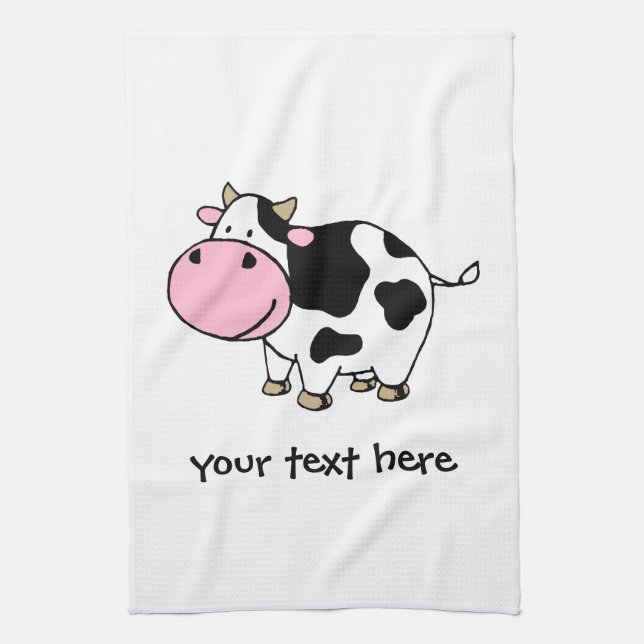 Cow Tea Towel (Vertical)
