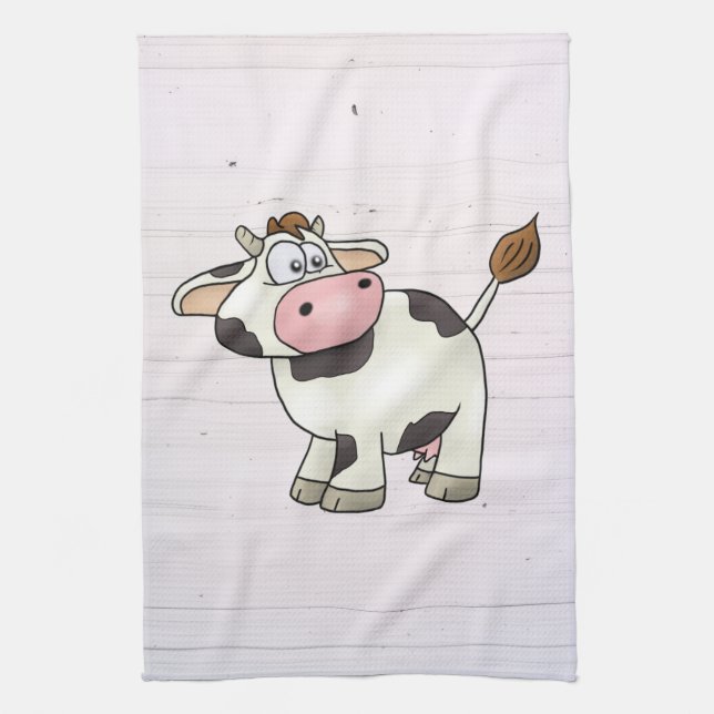 cow tea towel (Vertical)