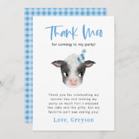 Cow Thank Moo Boy Birthday Party  
