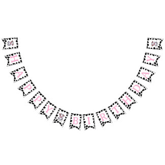 Cow Theme First Birthday Bunting