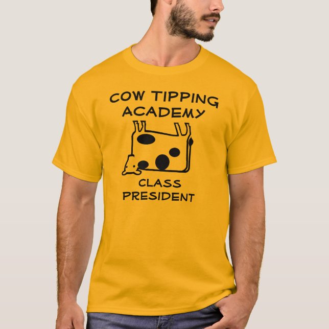 Cow Tipping Academy Shirt (Front)