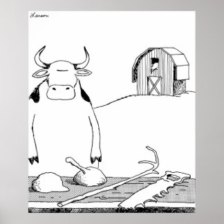Cow Tools  HQ Cropped Poster