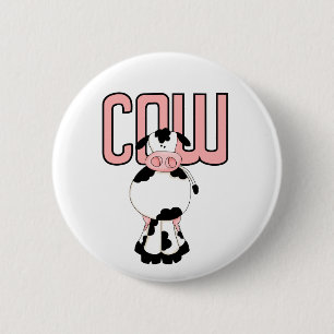 Cow Tshirts and Gifts 6 Cm Round Badge