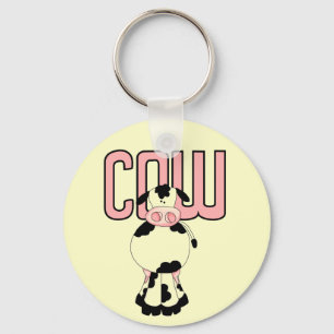 Cow Tshirts and Gifts Key Ring