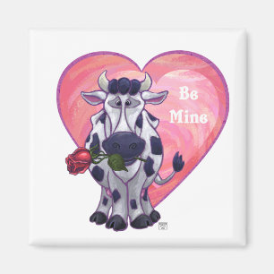 Cow Valentine's Day Magnet