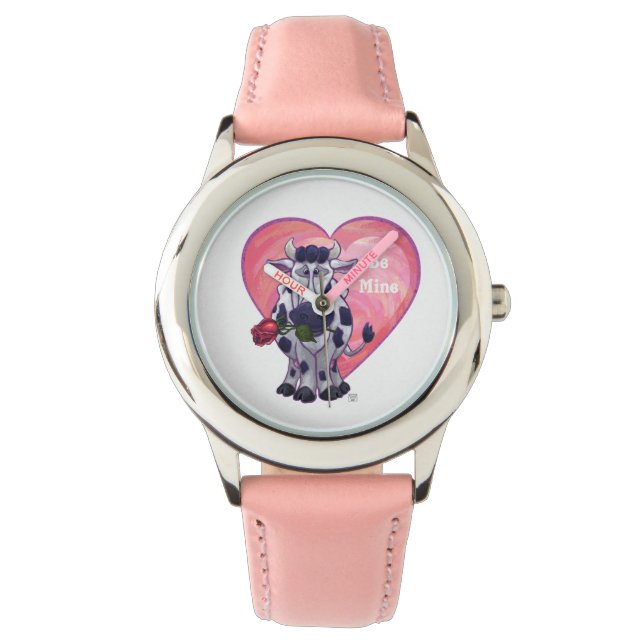 Cow Valentine's Day Watch (Front)