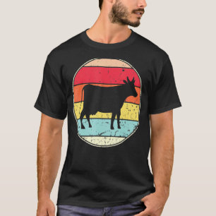 Cow Vintage Cool Cow Animal 80s 90s Style 1 T-Shirt