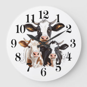 Cow Wall Clock