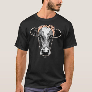 Cow Wearing Bandanna T-Shirt