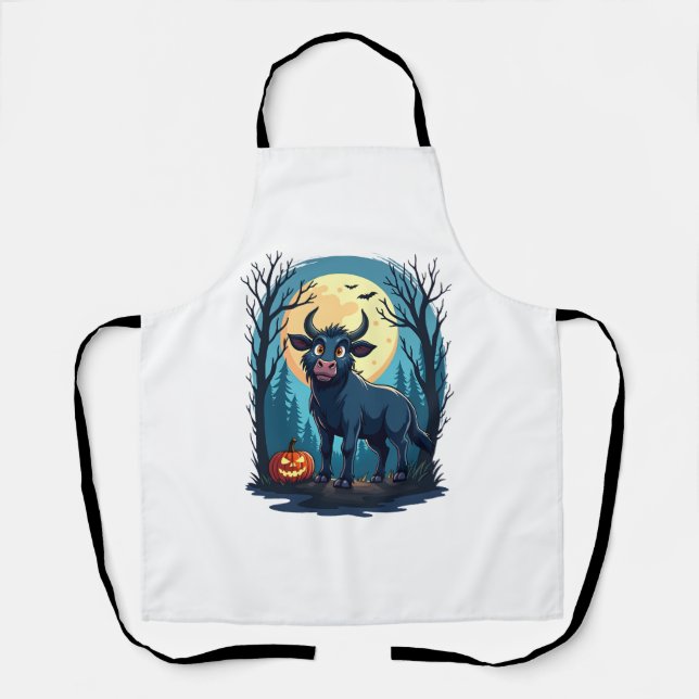 Cow Werewolf Transformation Apron (Front)