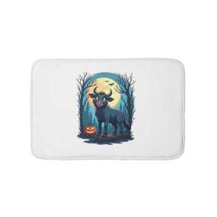 Cow Werewolf Transformation Bath Mat