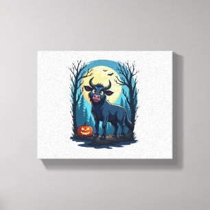 Cow Werewolf Transformation Canvas Print