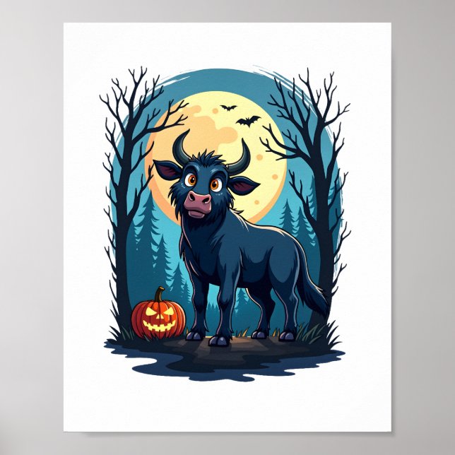 Cow Werewolf Transformation Poster (Front)