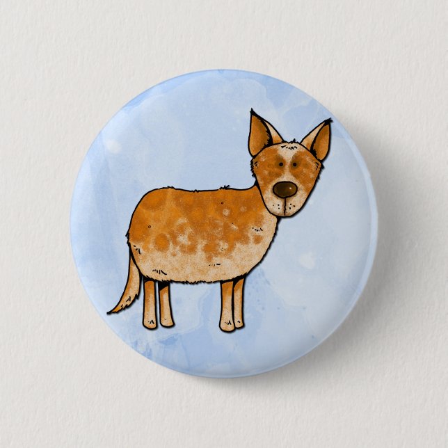cow whisperer 6 cm round badge (Front)