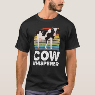 Cow Whisperer Clothes Art Cattle Farmer Cow T-Shirt