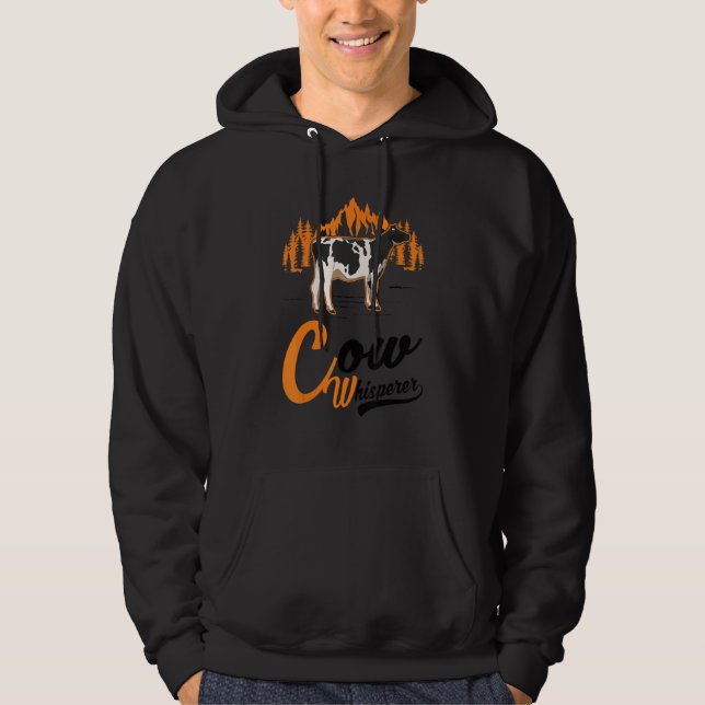 Cow Whisperer Farmer Hoodie (Front)