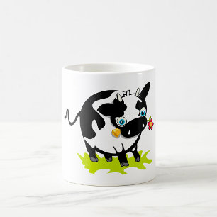 Cow With A Flower Coffee Mug