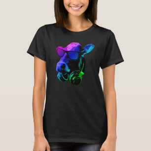Cow With Sunglasses And Headphones T-Shirt