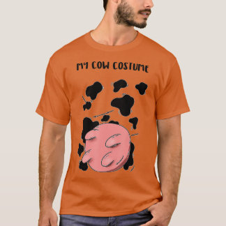 Cow With Utters  Cowprint  Cow Udder Costume  T-Shirt