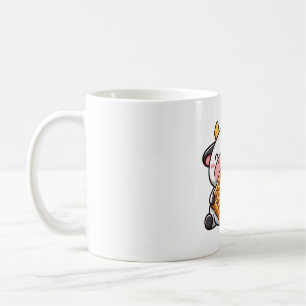 Cow with waffle coffee mug