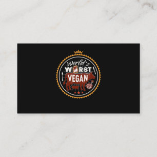 Cow Worlds Worst Vegan Meat BBQ Loyalty Card