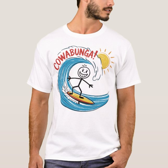 Cowabunga Surfer Shirt (Front)