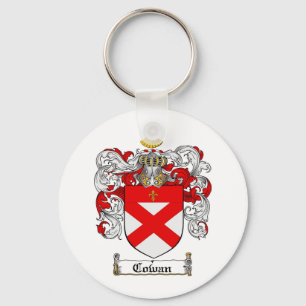 COWAN FAMILY CREST -  COWAN COAT OF ARMS KEY RING