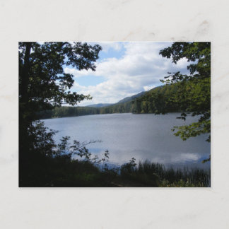 cowans gap state park pennsylvania lake trees postcard