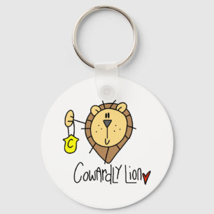 Cowardly Lion Key Ring
