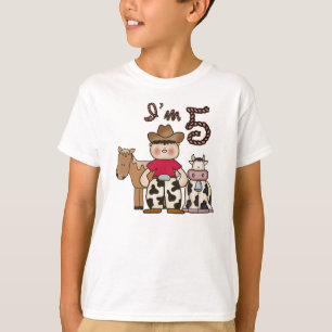 Cowboy  5th Birthday T-Shirt